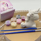 CERAVELLE™ Einhorn-Malset – Kreative Figur zum Bemalen für Kinder & Erwachsene