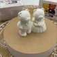 CERAVELLE™ Bärchen-Pärchen-Malset – Figuren zum Bemalen für Kinder & Erwachsene, kreatives Mitbringsel und Gastgeschenk