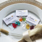 Gastgeschenk zur Hochzeit: Hand in Hand ein Leben lang – Schön, dass du da bist. Bärchen-Pärchen, Gummi-Bärchen, WEISS 10er Set