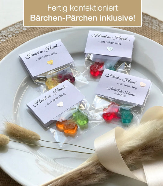 Bärchen-Pärchen Hochzeit